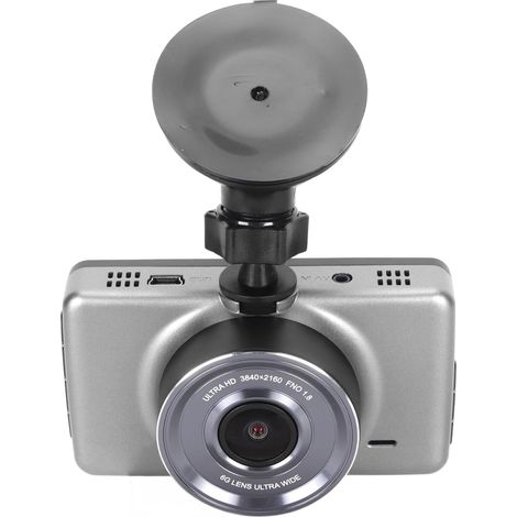 Dash Cam 4k WiFi, Écran IPS 3 Pouces, Grand Angle 170 Degrés, Nocturne, Eragistment en Boucle du Capteur G, Engistreur de Conduite Wdr avec WiFi Integré, Résolution 4k et (1/5)