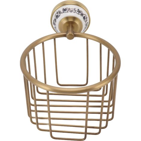 Porte-rouleau de papier toilette, panier salle bain, élégant et (1/5)