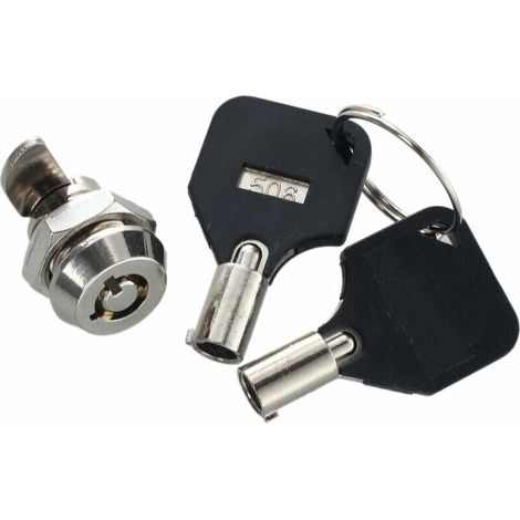 Serrure à Came FiletéE à Quart de Tour FiletéE de 12 Mm pour Casier de Tiroir