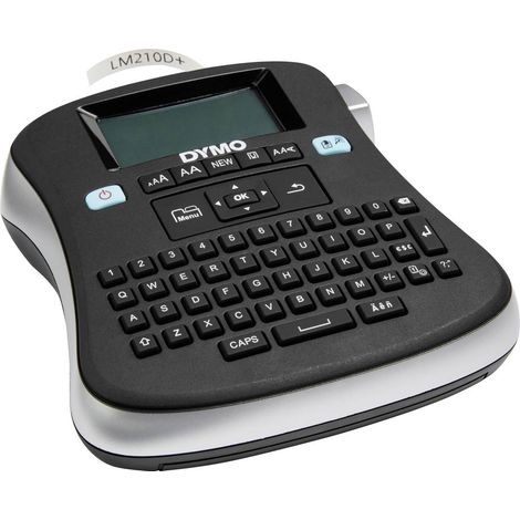 DYMO LabelManager 210D+ Qwerty Etiqueteuse adapté pour rubans: D1 6 mm, 9 mm, 12 mm (1/3)