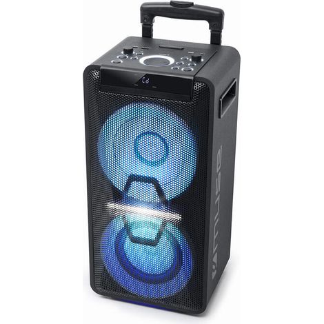 mini cadena 300w negra con bluetooth - m1920dj - muse - (1/4)