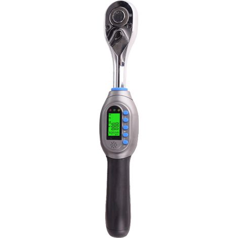 Clé dynamométrique électronique numérique avec alerte sonore et LED, 5 unités, 10 préréglages, mémoire de 500 données pour la réparation de vélos, motos et voitures EK2-060AN (1/5)