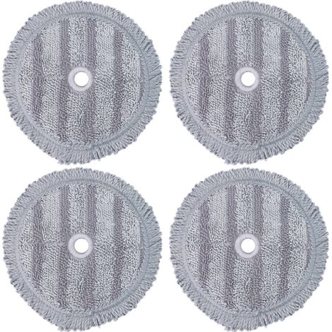 4 chiffons de lavage en microfibre haute résistance, rechange pour serpillière LG, lingettes nettoyantes à franges, lot de 4 (1/5)