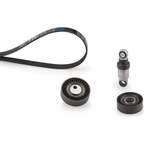 Jeu de courroies trapézoïdales à nervures Gates K026PK1540 BMW