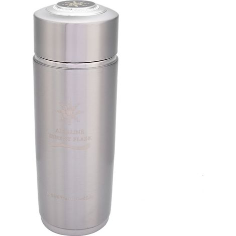 Bouteille d'eau alcaline portable en acier inoxydable Nano Balance Bio Energy Lonizer (argentée) (1/5)