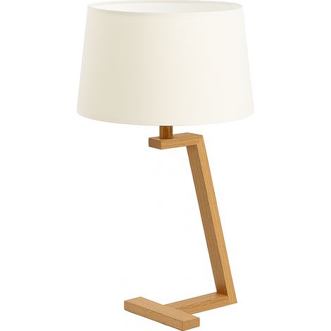 Lampe design, Lampe déco Memphis LT Blanc en Wood, Aluminor (1/4)