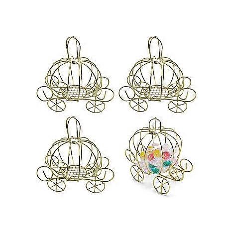 Prinzessinnenkutschen-Figur aus Golddraht, dekorative Kutsche mit vielseitigem Stauraum für Hochzeiten, Geburtstagsfeiern, durchdachtes Geschenk für besondere Anlässe (1/5)