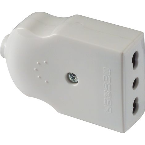 Presa volante compatta Master Living 05231 10/16A Bianco