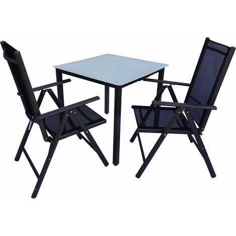 3 pces Ensemble de jardin alu groupe 80 MA 76x80x80 - VCM (1/3)
