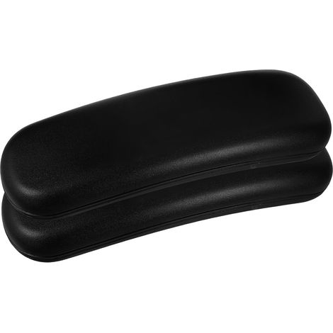 2 pièces Lot Coussinets Accoudoirs de Chaise de Bureau PU Souple avec Trou de Montage Remplacements Ergonomiques pour Fauteuil Gaming et Bureau Coussins Confort pour Bras et (1/5)