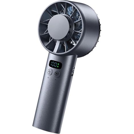 Ventilatore da tavolo con display digitale,pratico design in plastica per campeggio e attività all'aperto,raffreddamento USB per la casa (1/2)