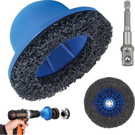 Ponceuse tête sphérique 90/150 mm pour attelage remorque - Moyeu 1/2" - Nettoyage moyeu + changement jante - Accessoire (1/5)