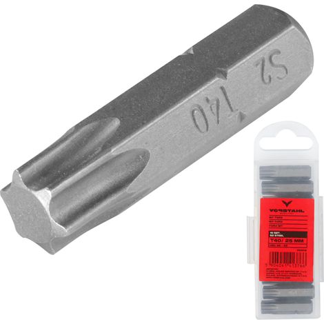 Jeu d'embouts Torx 10 pcs Embout de tournevis T27 x 25mm Vorstahl (1/5)