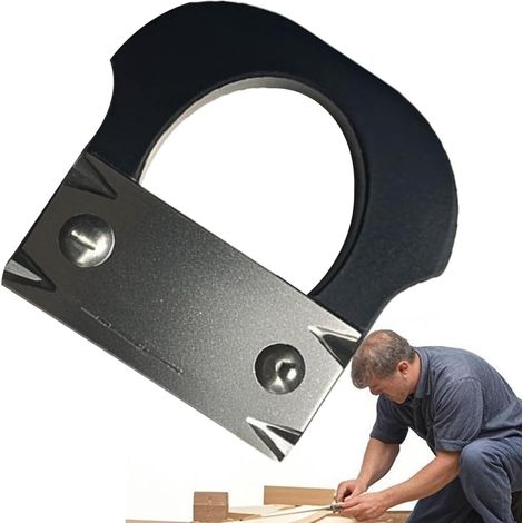 Rabot De Bordure Pour Placage d'Angle pour Chants - À Chanfreiner Manuel Grattoir Ébavurer Finition Meubles Bois ABS PVC (1/5)