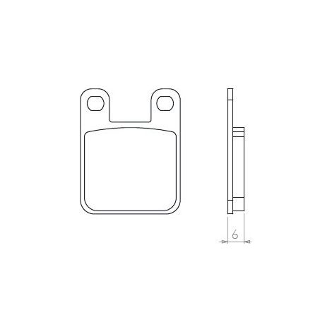 PASTILLAS DE FRENO BRENTA KH115 DE METAL SINTERIZADO (DORADO) (FT 4015)