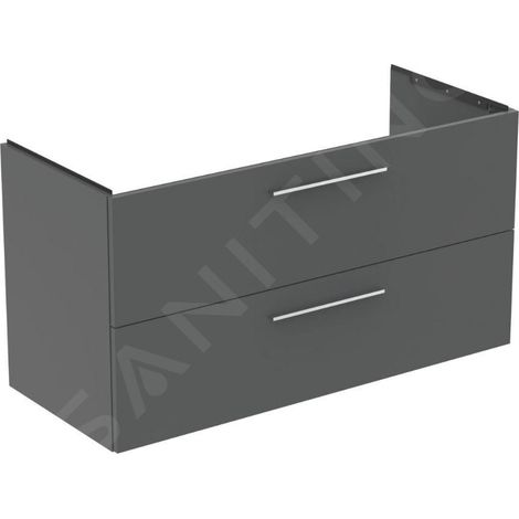 Ideal Standard T5586NG Meuble sous-lavabo MWT i.life B 2 tiroirs (1/4)