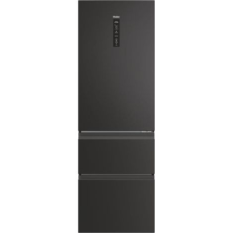 Haier 3D 60 Series 5 Kombination Kühlschrank schwarz 360 Liter