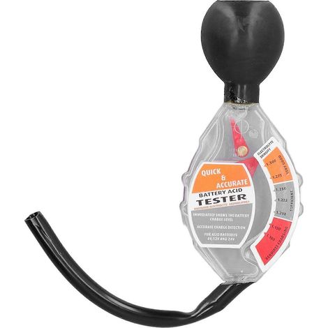 Hydromètre de batterie de voiture ABS, testeur de gravité précis, outil de détection universel professionnel et rapide (1/4)