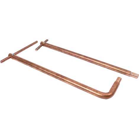 Bras d'électrode CU, y compris électrode Ø 12 mm, longueur = 500 mm