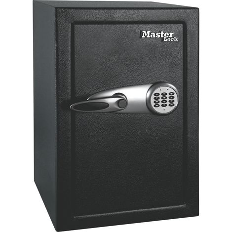 Master Lock – Coffre-fort électronique 61L avec étagères ajustables – Construction en acier massif – Pênes mobiles de 2,5 cm – Kit de fixation inclus – T6331ML