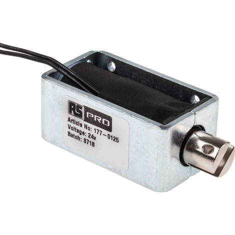 Electroaimant linéaire RS PRO 24 V 58 x 25,4 x 31,8 mm ( Prix pour 1 )
