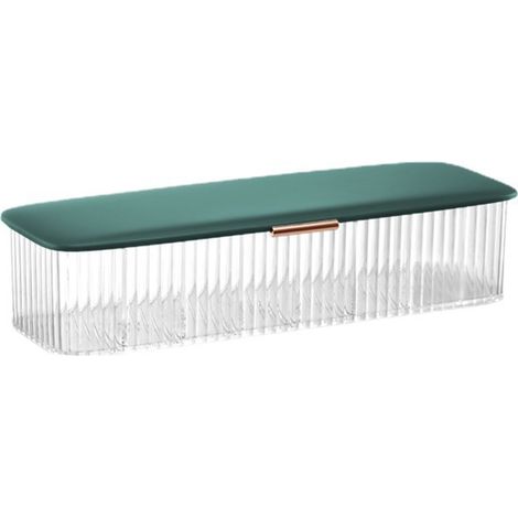 Boîte De Rangement Pour Câbles - Transparente Avec Compartiments - Pour Bureau Tiroir Voyage - 1 Pièce (1/5)