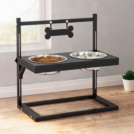 Gamelle pour chien nero 40,5 x 22 x 39 cm (1/5)