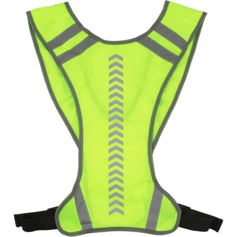 Gilet Réfléchissant Running, Gilet Sécurité Réglable pour Femme et Homme, Gilet Jaune Vélo Haute Visibilité Respirant, Gilet de Sécurité Réfléchissant Haute Visibilité pour Hommes et Femmes (1/5)