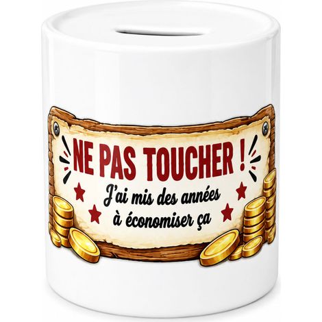 Tirelire drôle en céramique Ma précieuse cagnotte (1/3)