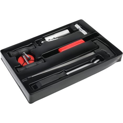 7 pièces Outils de démontage de Pare-Brise de Voiture, kit d'outils de démontage de Pare-Brise, Fil de Coupe de Pare-Brise avec poignées, Lame de Coupe (1/5)