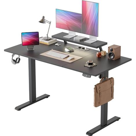 Electric Standing Sitting Desk with Mobile Monitor Stand (1/5)