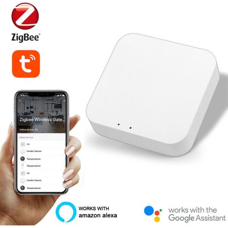 Tuya ZigBee Smart Gateway Hub pour la domotique, Compatible avec Tous Les Produits intelligents Tuya ZigBee (1/5)