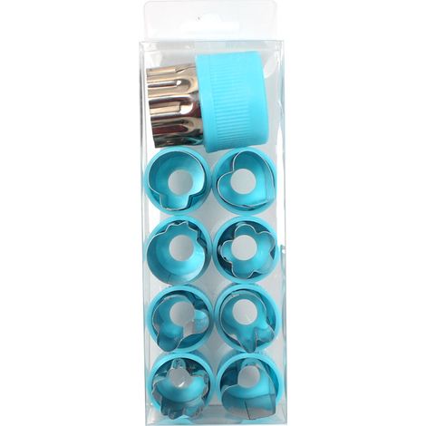Emporte-pièce - Acier Inoxydable Alimentaire - 9 Formes Animaux et Motifs - Pour Biscuits Pâtisseries Fruits Légumes - Lot de 1 (1/5)