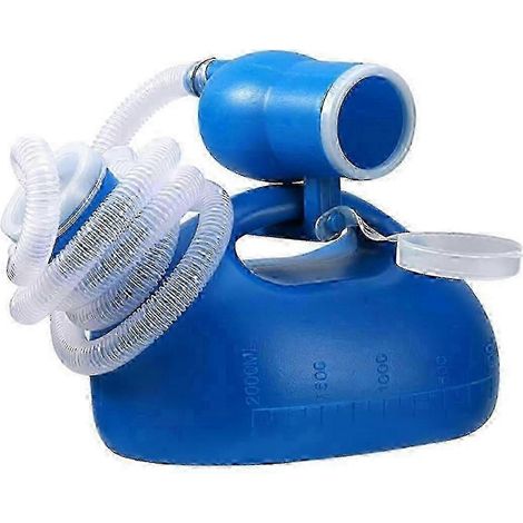 Urinoir portable pour hommes et femmes, bouteille à urine de 2000 ml, bouteille anti-fuites avec tube de 160 cm (63 pouces) de long 2025cdb3 (1/5)