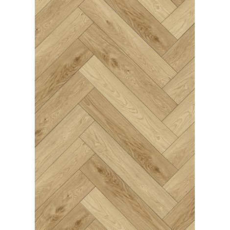 Mexen Anniston Vinylplatten Fischgrät 570 x 95 mm LVT Dryback 2,5 mm, PVC-Unterlage, 4 V-Fuge, Eiche - F1471-0570-095-255-4V1-01