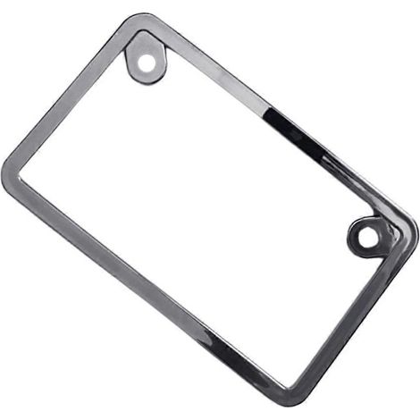 1. Motorrad-Kennzeichenhalter aus ABS, robuster schwarzer Kennzeichenrahmen, universelle Halterung für Fahrzeuge.