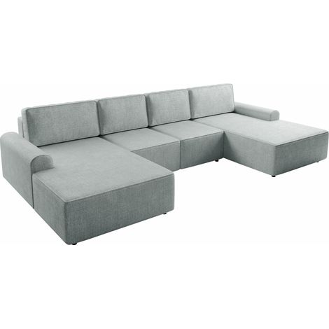 Sofá rinconero Stonecrest 106, Sierra 746, Función de descanso, Almacenaje, 338x168x85cm, 0