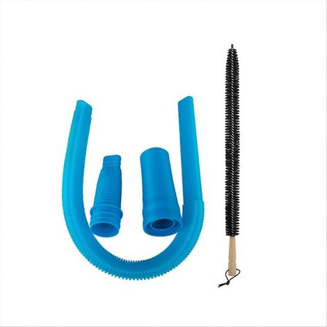 Kit de nettoyage de conduit de sécheuse (2 pièces) et brosse à peluches pour tuyau d'aspirateur (1/5)
