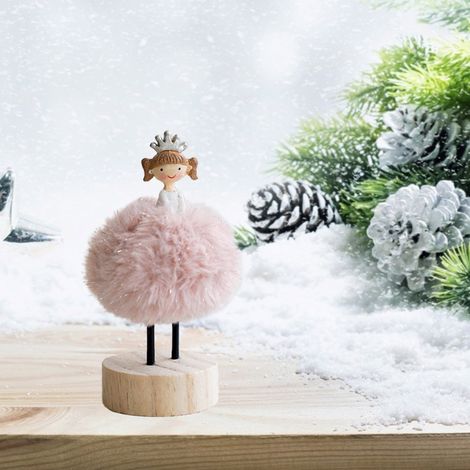 Pendentif ange en peluche pour sapin de Noël, décoration de Noël pour la maison, cadeau pour enfants (1/5)