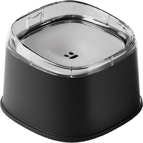 Gamelle d'eau anti-débordement spécifique aux chiens, 2000 ml, grande capacité, type à consommation lente. (1/5)