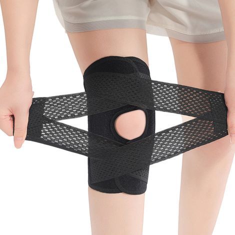 Genouillère respirante pour le sport-Quatrième génération bl XXL (1/2)