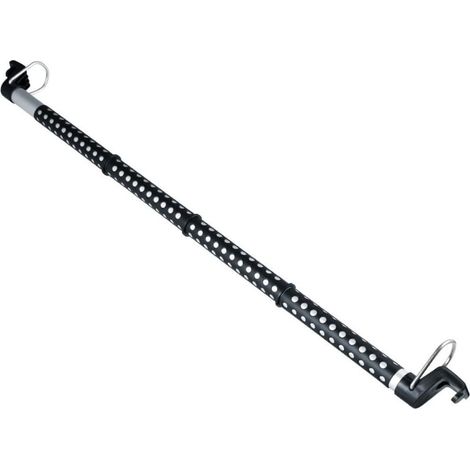 Barre de cintre pour vêtements de voiture, support de tringle à vêtements robuste pour véhicules, organiseurs de rangement réglables de tissu, 910 mm-1640 mm pour voiture, camion, VUS, camping-car (1/5)