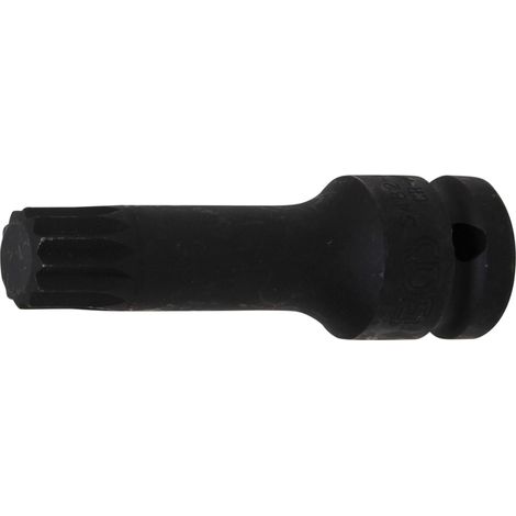 Punta de vaso de impacto longitud 78 mm entrada 12,5 mm (1/2") dentado múltiple interior (para XZN) M16
