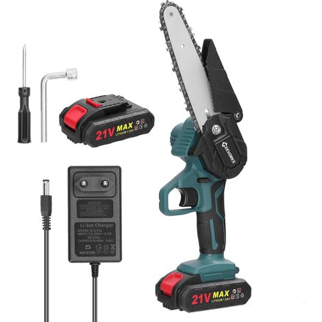 Tronçonneuse 21V 6" sans fil 1200mAh 2 batteries (1/5)
