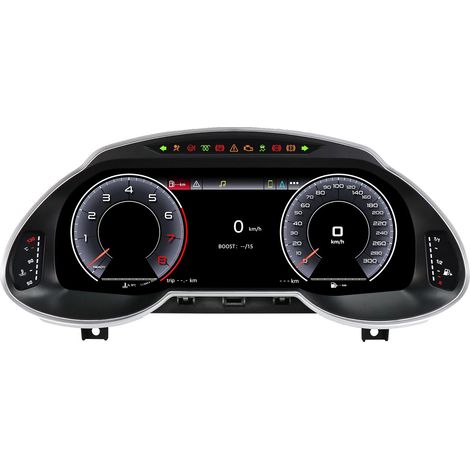 CarPlay, cuadro de instrumentos digital, pantalla LCD de 12,3 pulgadas, compatible con Audi Q5 (2009-2018), grupo (1/2)