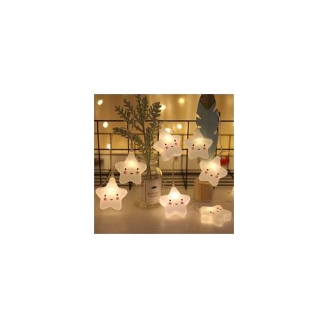 Lampe mignonne pour bébé/enfant, lampe de chambre, décoration de couloir, petite veilleuse, guirlande lumineuse pour Halloween, Noël et autres fêtes, 10 LED, fonctionne sur piles, décoration pour fête (1/5)