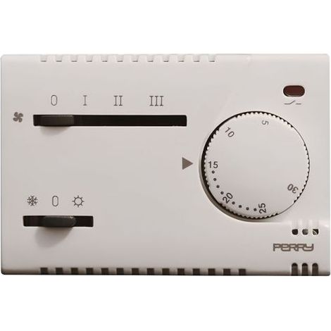 PERRY Termostato elettronico serie 230V “MODULO” per Fan-coil - 1TITEF365/MC