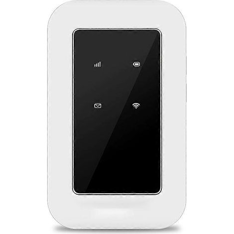 Mobiler WLAN-Router (WiFi 6, 300 Mbit/s), 4G-LTE-Router, tragbares MiFi-Modem im Taschenformat mit 2100-mAh-Akku und SIM-Kartensteckplatz (1/5)