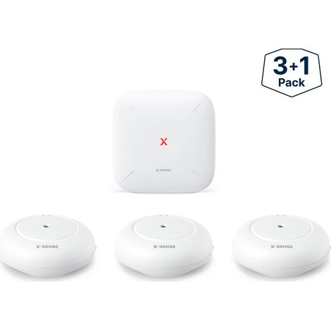 Détecteur de fuite d'eau connecté – Alarme 110 dB – Portée 500 m – Étanchéité IP66 – Notifications en temps réel sur smartphone - SWS54
