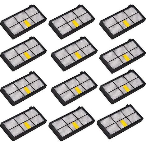 Filtre de 12 HEPA Filtre Filtres pour Roomba 800 900 Series 860 870 871 880 960 980 Aspirateur Robots (1/5)